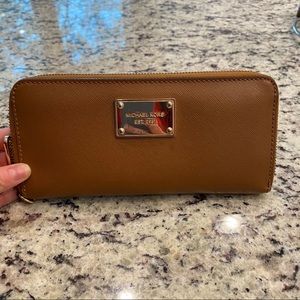 Michael Kors Brown Leather Wallet